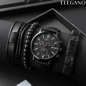 Kit Relógio + 3 Pulseiras