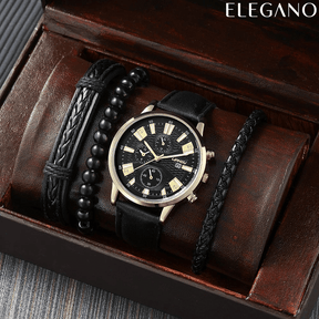 Kit Relógio + 3 Pulseiras