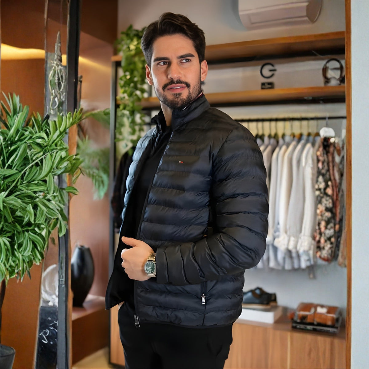 Jaqueta tommy puffet