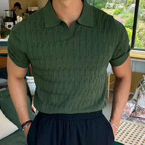 Camisa Polo Casual Tricô