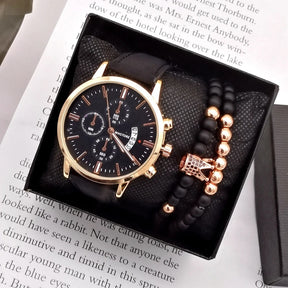 Kit Relógio + 2 Pulseiras BRUXELAS.